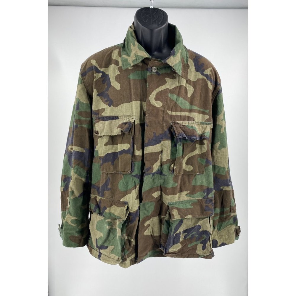 Vintage Woodland Camo Jacket Size Large